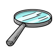 magnifying glasses